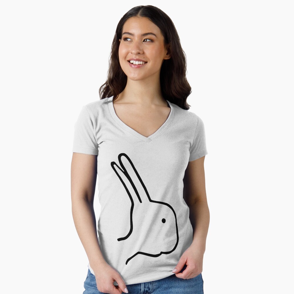 "Duck-Rabbit" Sticker for Sale by wearphilosophy | Redbubble