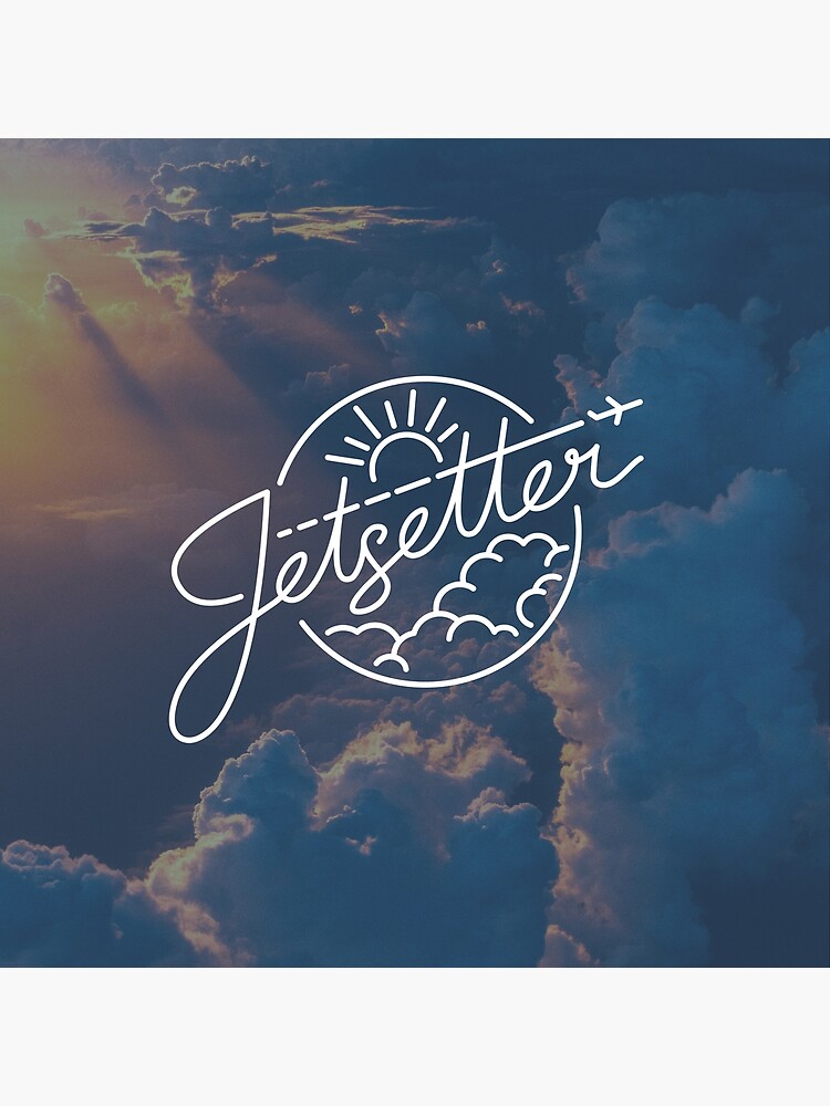"Jetsetter" Poster for Sale by fuzzyleaf Redbubble