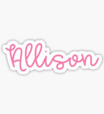 Allison Sticker