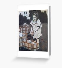 Gardening Betty Greeting Card