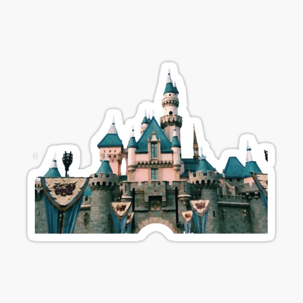 Sleeping Beauty Castle Terrarium Transparent Sticker – Wish Upon Magic