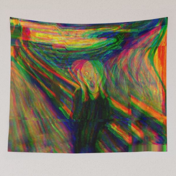 Item preview, The Scream from Edvard Munch Glitched  designed and sold by Mr. Gattax.