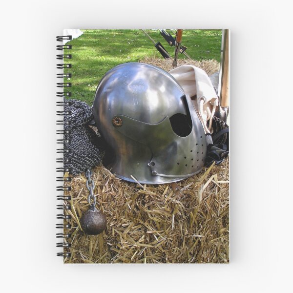 Item preview, Medieval dented helmet designed and sold by patjila.