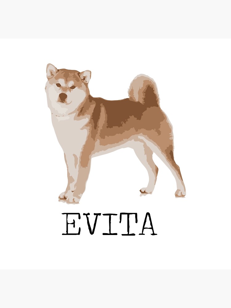 "RENT - Akita Evita" Poster for Sale by broadway-island | Redbubble