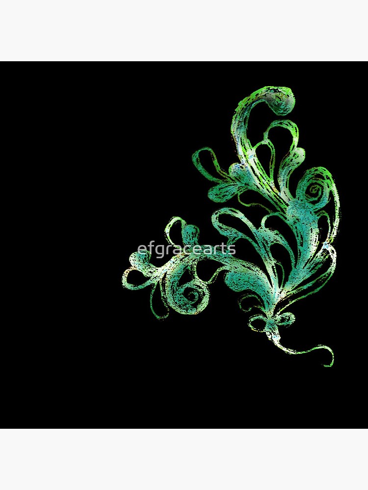 Thumbnail 2 of 2, Tote Bag, Elegance - Moonlit Jade designed and sold by efgracearts.