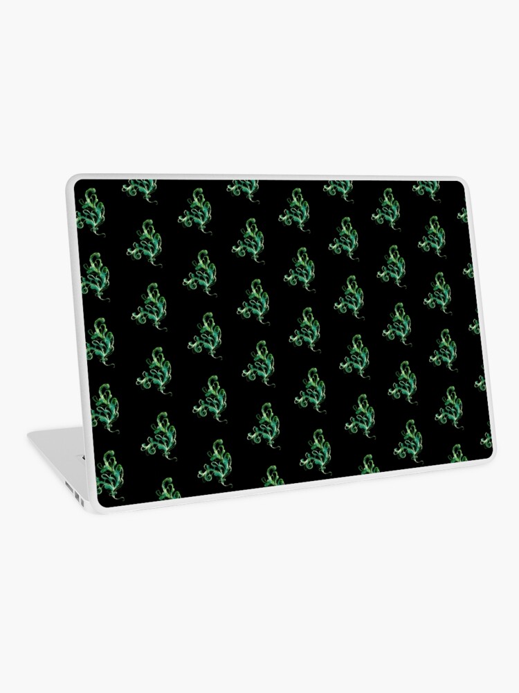 Thumbnail 1 of 2, Laptop Skin, Elegance - Moonlit Jade designed and sold by efgracearts.