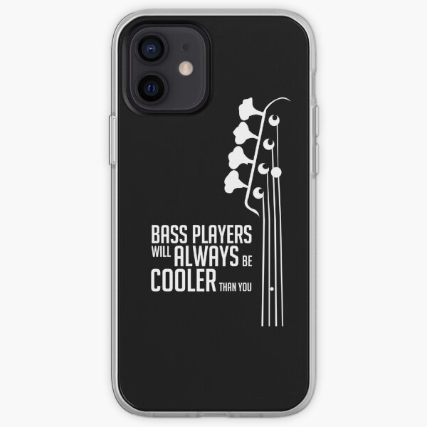 Bass Players Will Always Be Cooler Than You - Bass Headstock - Bass Guitarist - Bassist iPhone Soft Case