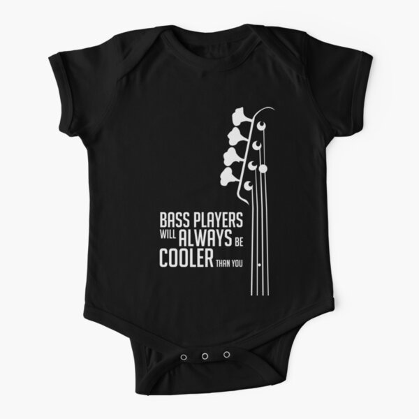 I'm Bassically Cooler Than You - Bass Player Tee - Bass Guitarist -  Bassist Kids T-Shirt for Sale by designedbyn