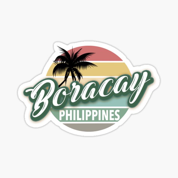 Item preview, Boracay Island Beach Philippines Retro Classic Vintage Design designed and sold by Bullish-Bear.
