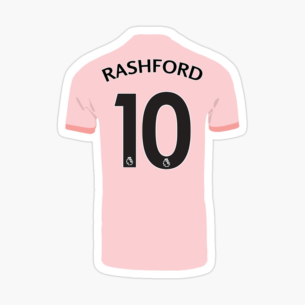Marcus Rashford Pink Jersey Sticker 