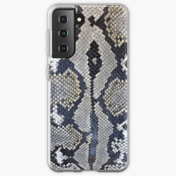 Python snake skin texture design Samsung Galaxy Soft Case