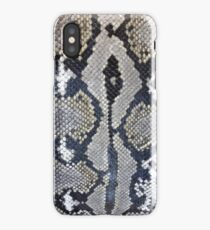 Python snake skin texture design iPhone Case