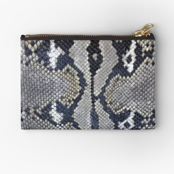 Python snake skin texture design Zipper Pouch