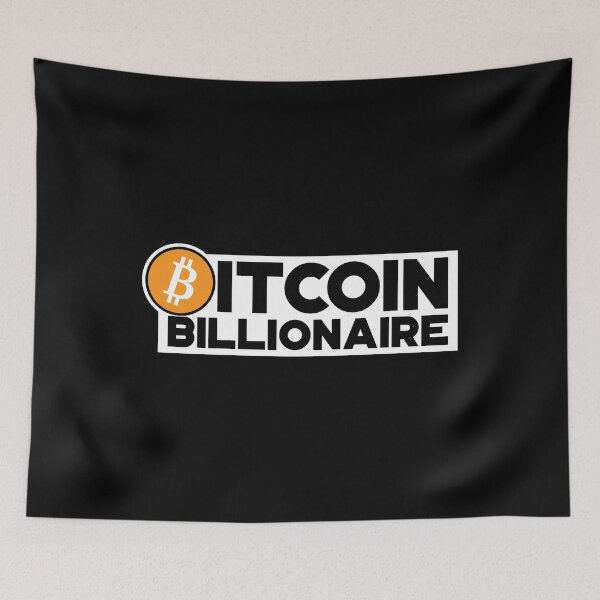 Item preview, Bitcoin Billionaire Sticker designed and sold by HolidayShirts.