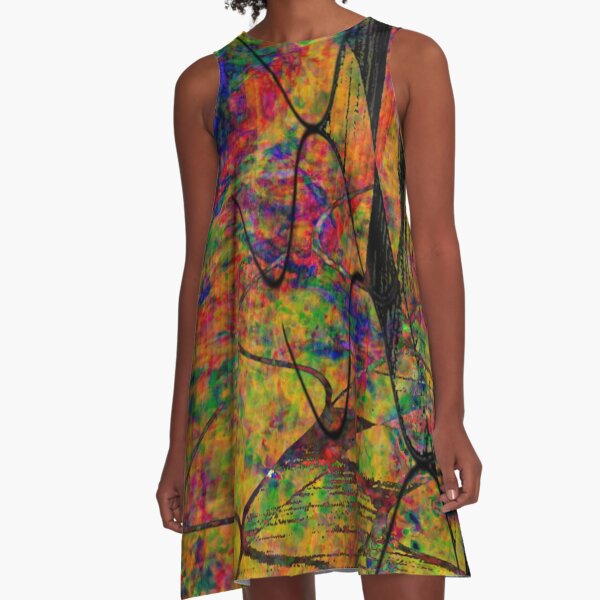 Shou Mei Waves V A-Line Dress