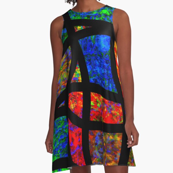Shou Mei Waves VI A-Line Dress