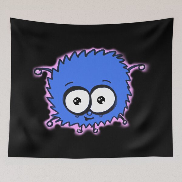 Item preview, Cute Blue Alien Doodle designed and sold by Nalinne Jones.