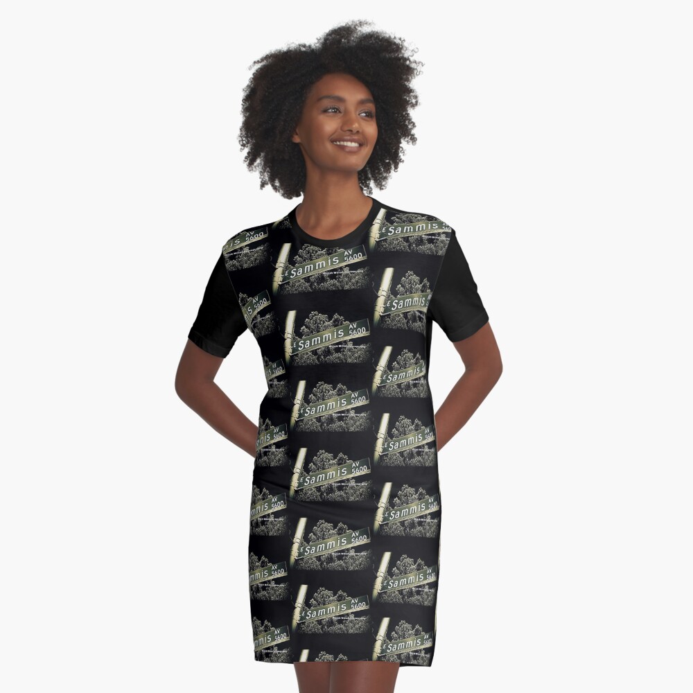 Sammis Avenue, Las Vegas, Nevada by Mistah Wilson Photography Graphic T-Shirt Dress