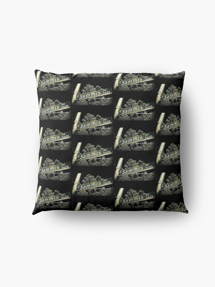 Alternate view of Sammis Avenue, Las Vegas, Nevada by Mistah Wilson Photography Floor Pillow