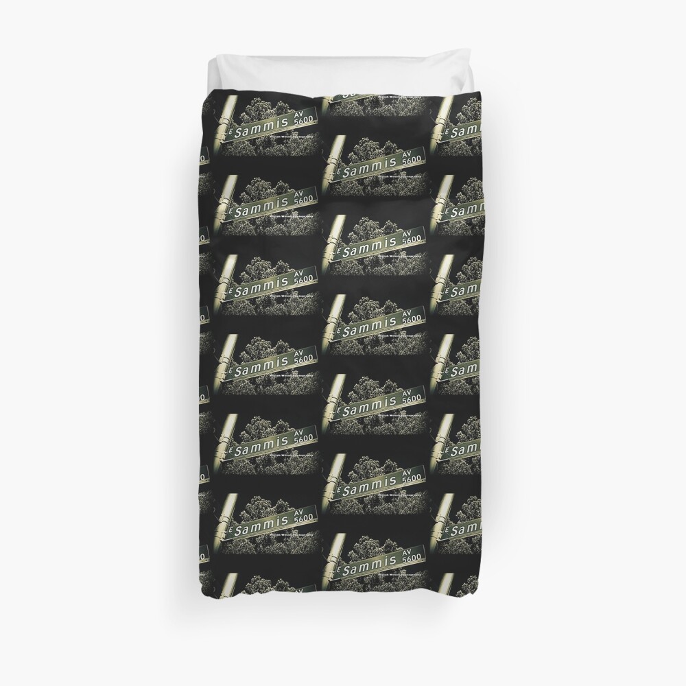Sammis Avenue, Las Vegas, Nevada by Mistah Wilson Photography Duvet Cover