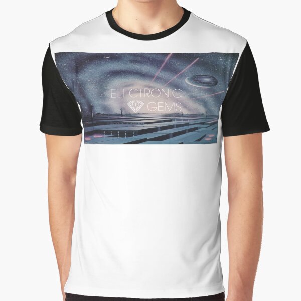 Electronic Gems - Multiverse Collision (宇宙) Graphic T-Shirt