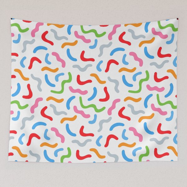 Item preview, Colorful Abstract Squiggly Design designed and sold by chrismanubag.