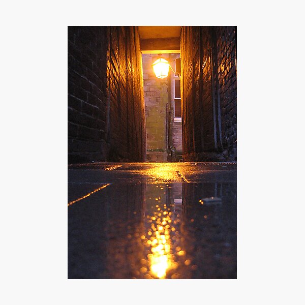 Item preview, Lamplit Alleyway designed and sold by mikebov.