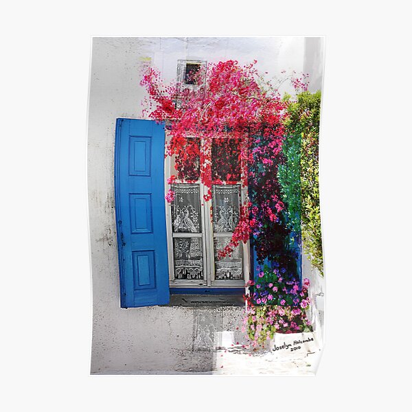 Blue Shutters Poster