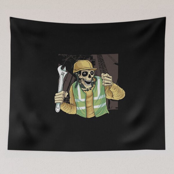 Item preview, Mechanic Skull designed and sold by damnoverload.