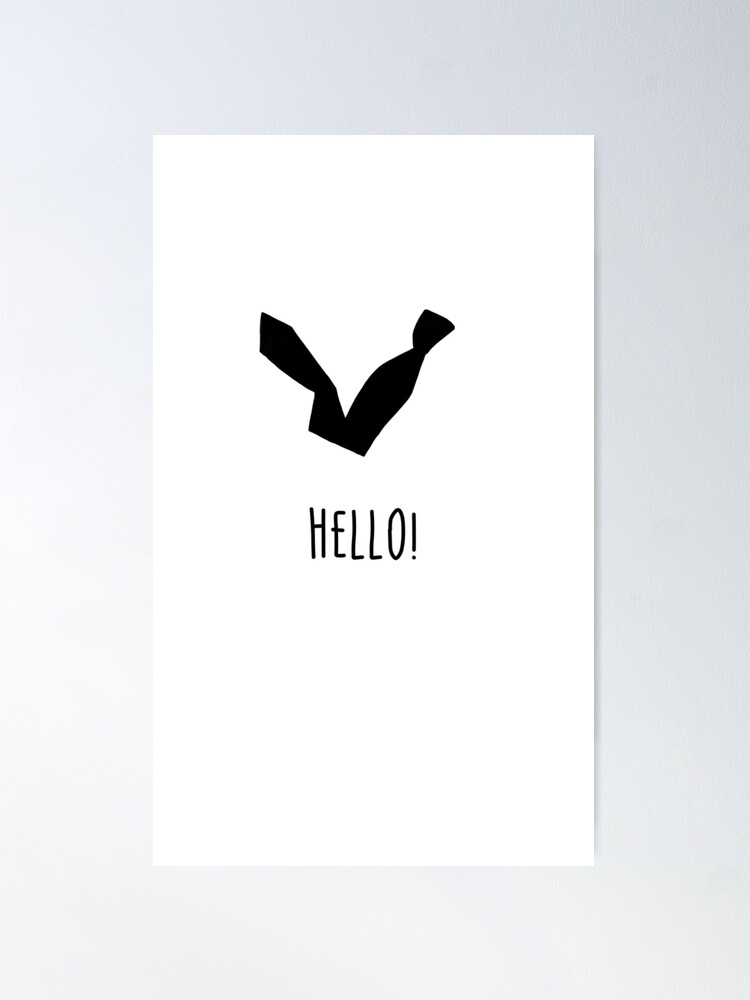 Thumbnail 1 of 3, Poster, Hello! designed and sold by likefeathers.