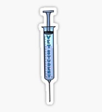 Vet Student Needle Sticker