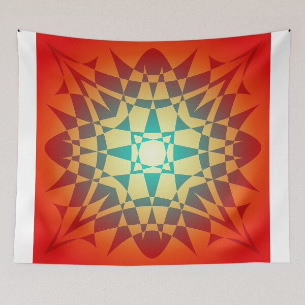 Item preview, "Palace" - digital abstract illustration mandala designed and sold by Peter Veselinović.