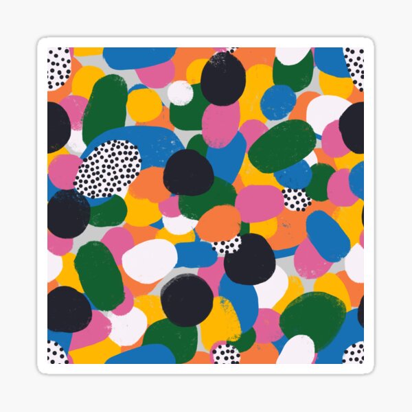 Abstract Rainbow Sticker