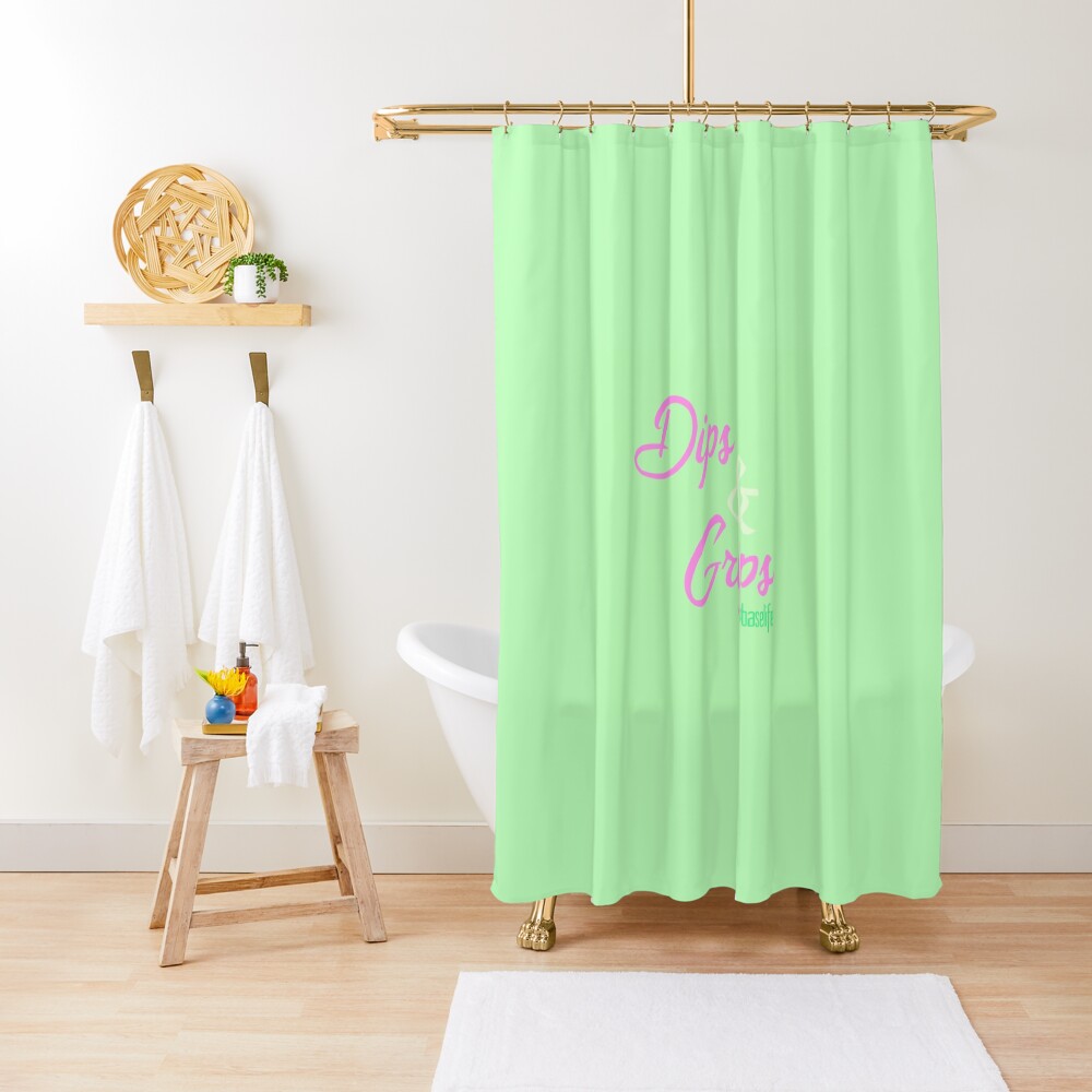 "Dips and grips... life of base" Shower Curtain for Sale by Cheeritee