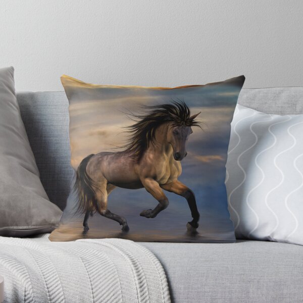 Horse hotsell print cushion