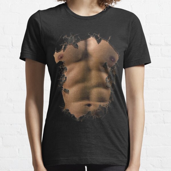 Ripped Muscles, six pack, chest T-shirt' Women's T-Shirt