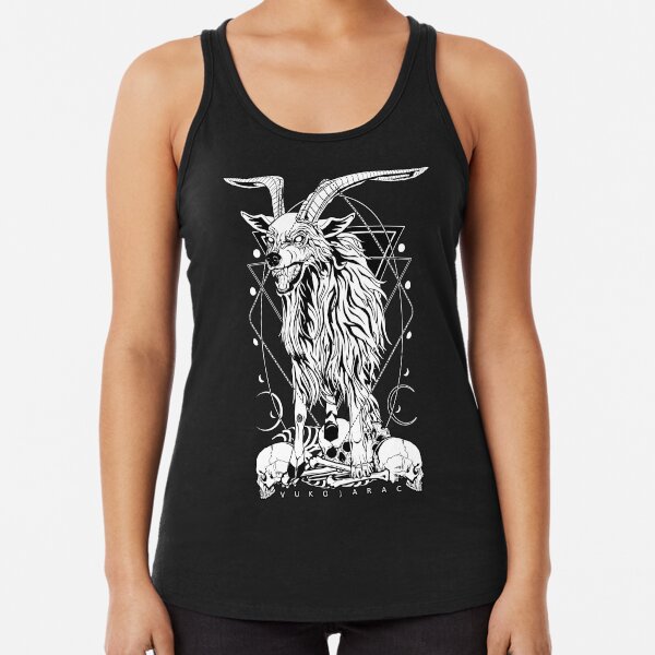 VUKOJARAC - the mythical wolf-goat bad omen Racerback Tank Top
