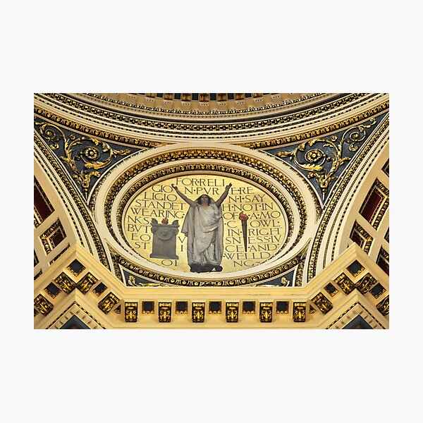 Live in Liberty - Capitol Building, Harrisburg, Pa Photographic Print
