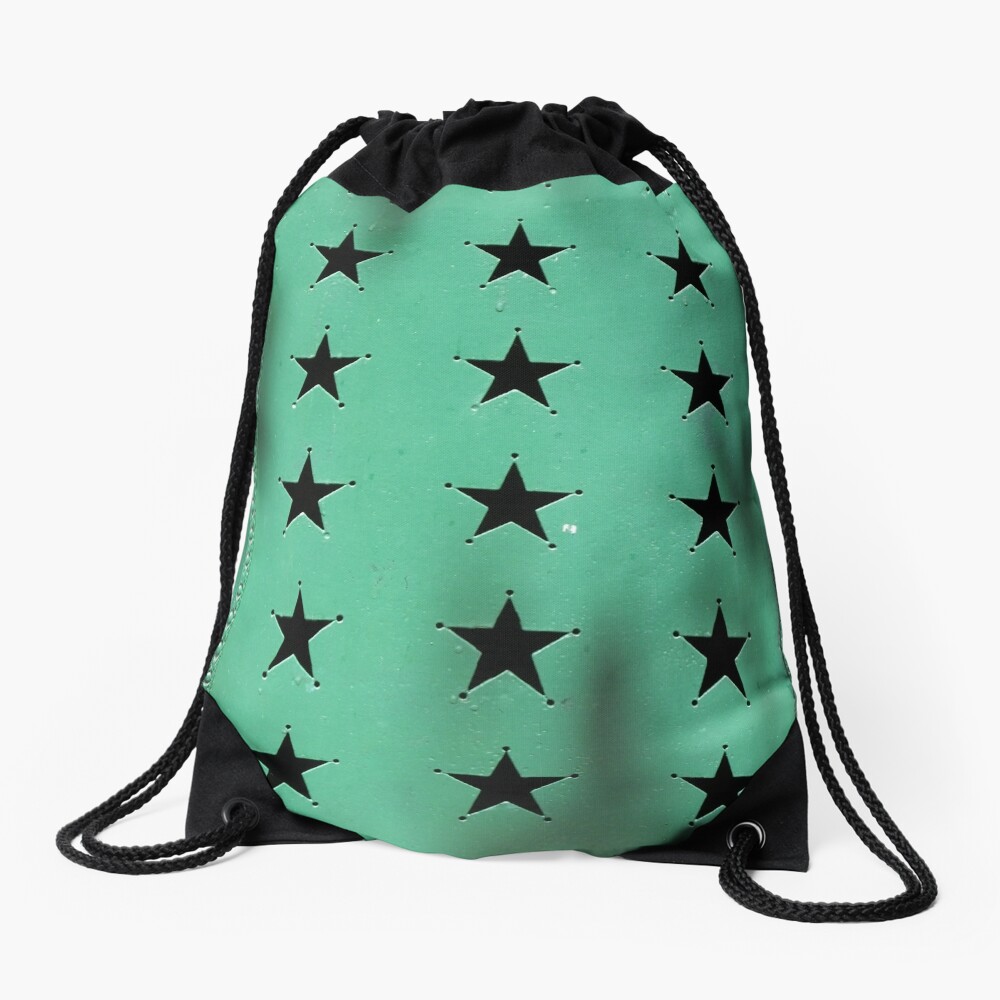 Green door - 21 stars Drawstring Bag
