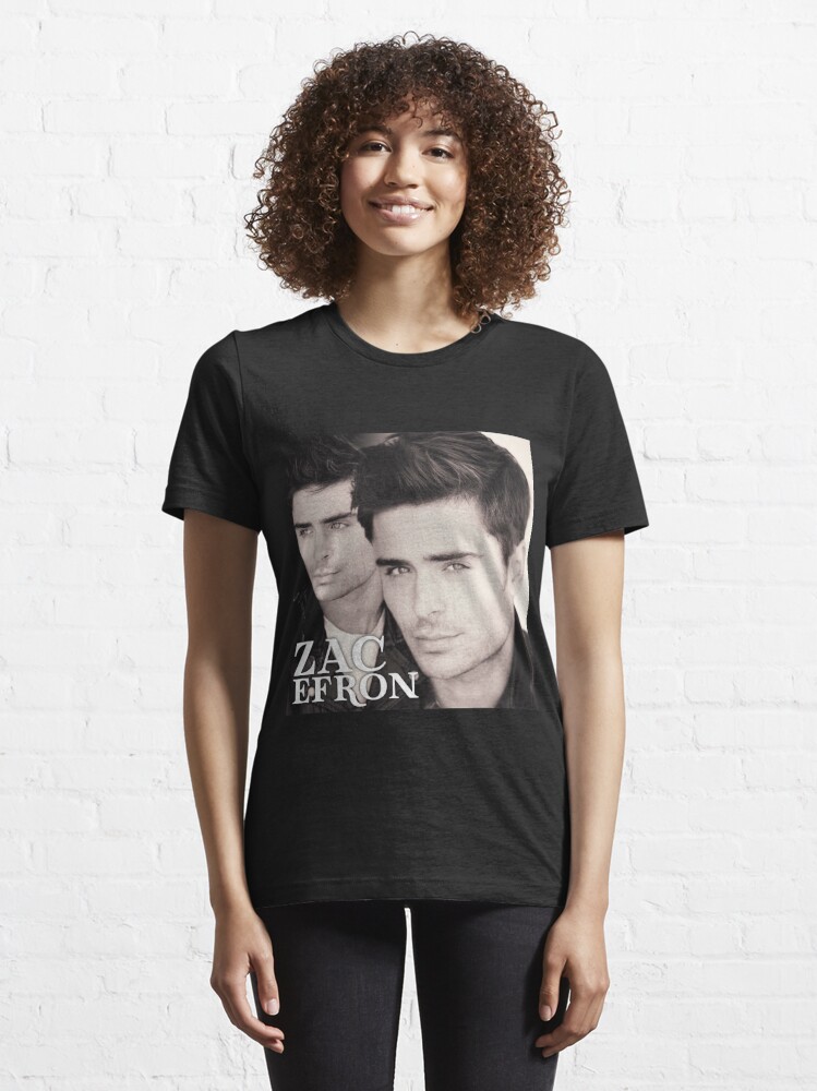 Zac efron hotsell black t shirt