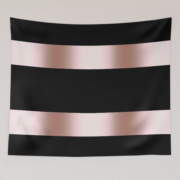 Item preview, Elegant rose gold & black geometric pattern  designed and sold by NaughtyCat.