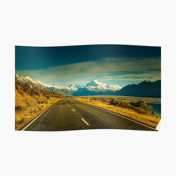 Road to Mount Cook Poster