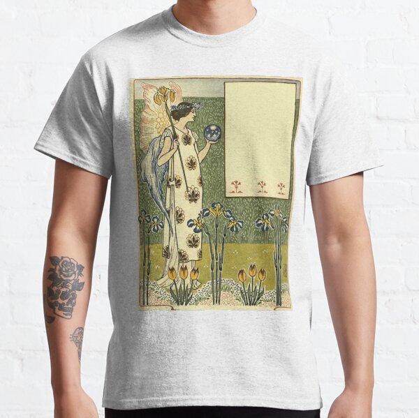 Vintage Arts and Crafts Illustration Painting Classic T-Shirt