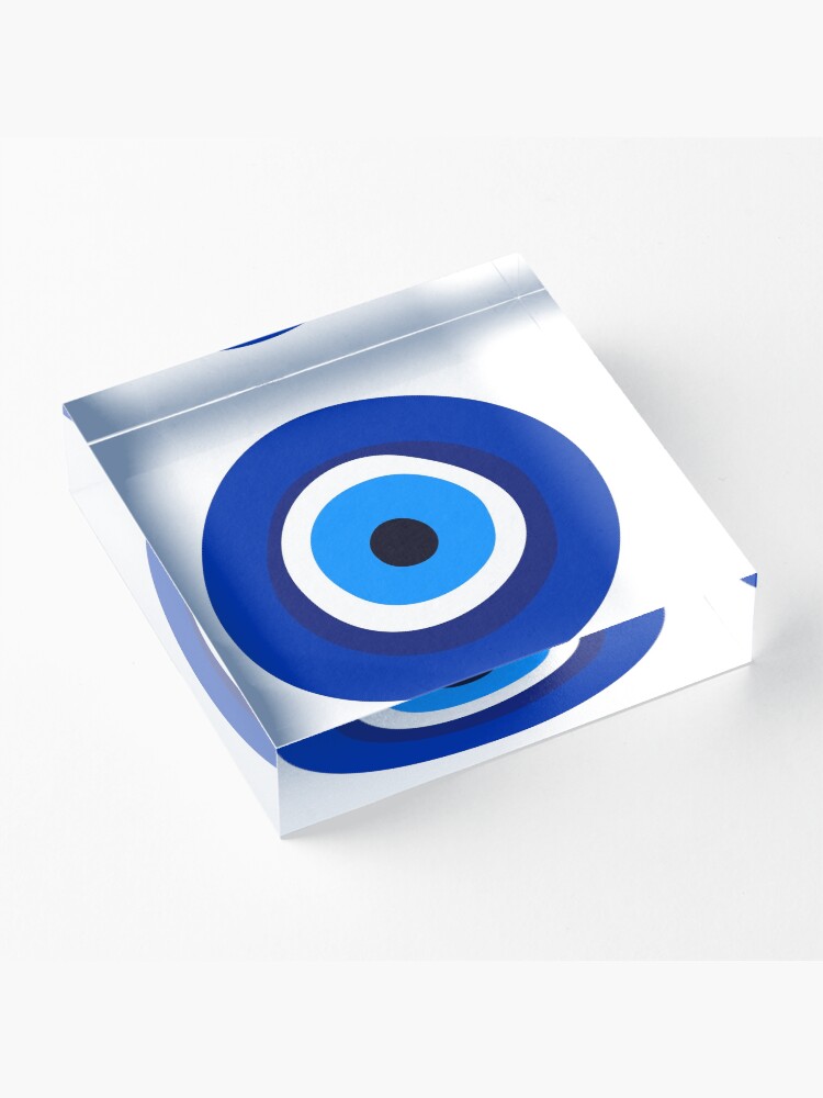 Alternate view of evil eye symbol Acrylic Block