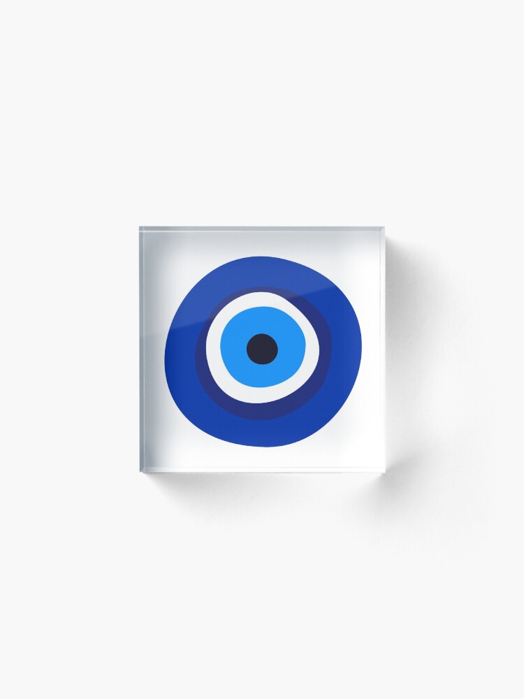Alternate view of evil eye symbol Acrylic Block