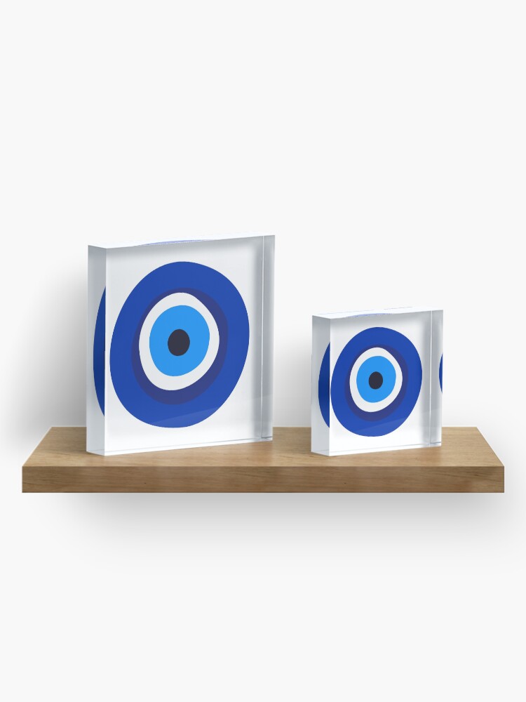 Alternate view of evil eye symbol Acrylic Block
