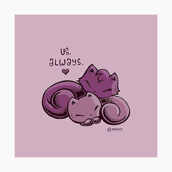 Skribbles + Sketches: Snuggles Photographic Print