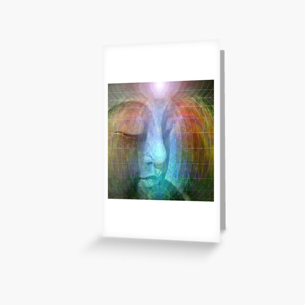 Rainbow buddha Greeting Card
