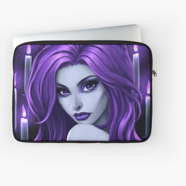 Goth Beauty - Purple Laptop Sleeve