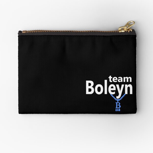 Team Boleyn on black Zipper Pouch